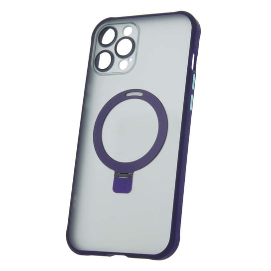 Nakładka Mag Ring Do Iphone 12 Pro Max 6,7" Fioletowy TelForceOne