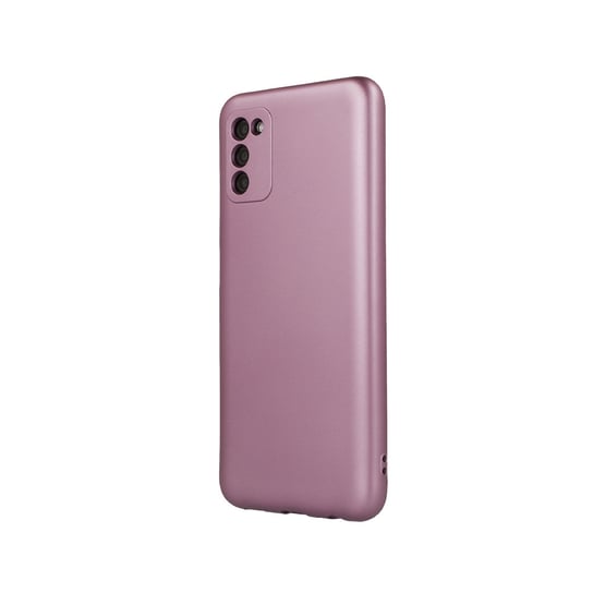 Nakładka Metallic do Samsung Galaxy A22 5G różowa OEM