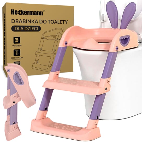 Nakładka na sedes dla dzieci Heckermann Różowa Heckermann