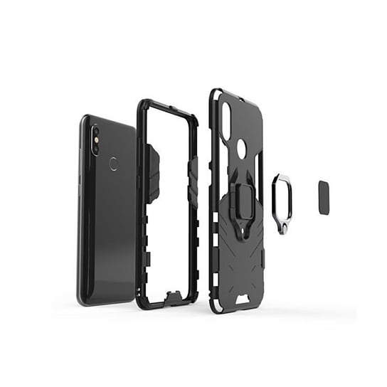 Nakładka TELFORCEONE Defender Armor do Huawei P30 Lite czarna TelForceOne