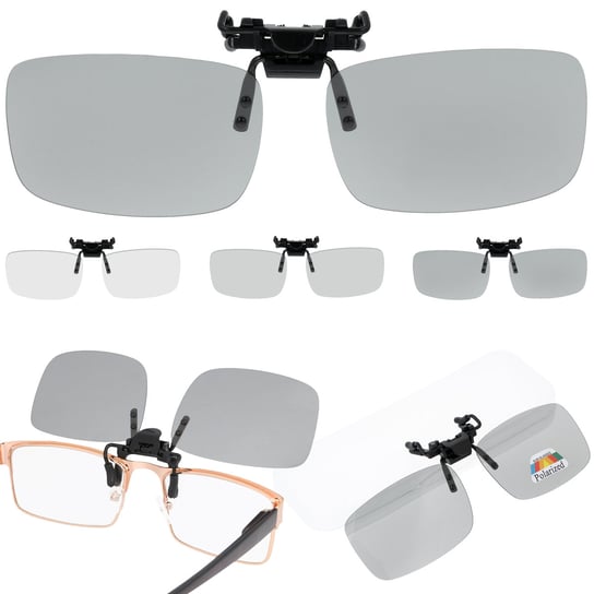 Nakładki Na Okulary Fotochrom M - Przeciwsłoneczne Unisex Z Polaryzacją MORAMO