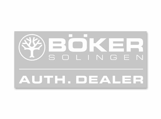 Naklejka Boker na szybę - Authorized Dealer Boker