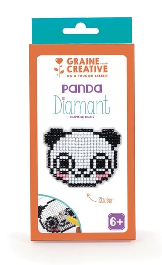 Naklejka diamentowa mozaika, Panda GRAINE CREATIVE