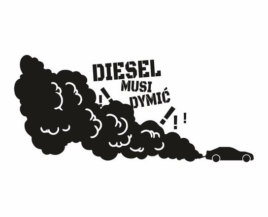 Naklejka Diesel Musi Dymić Inna marka