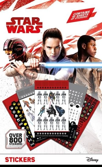 Naklejka dla dzieci na laptopa Gwiezdne wojny Star Wars zestaw 800 sztuk Pyramid Posters