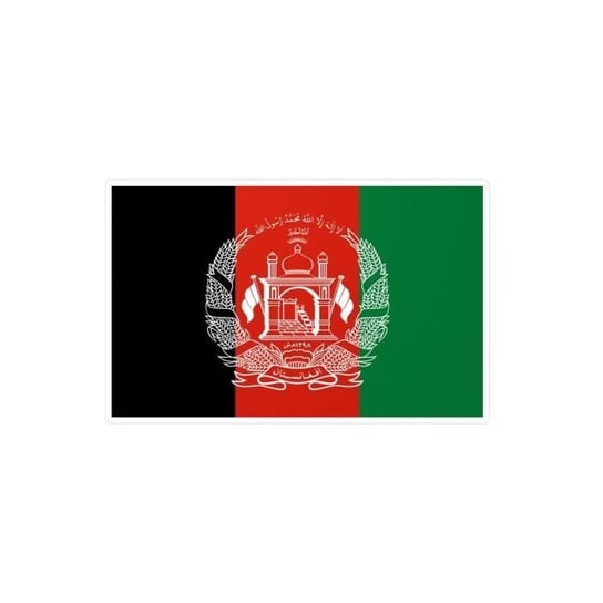 Naklejka Flaga Afganistanu 5,0x7,0cm w zestawie 1000 sztuk Inny producent (majster PL)