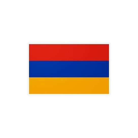 Naklejka Flaga Armenii 2,0x3,5cm po 1000 sztuk Inny producent (majster PL)