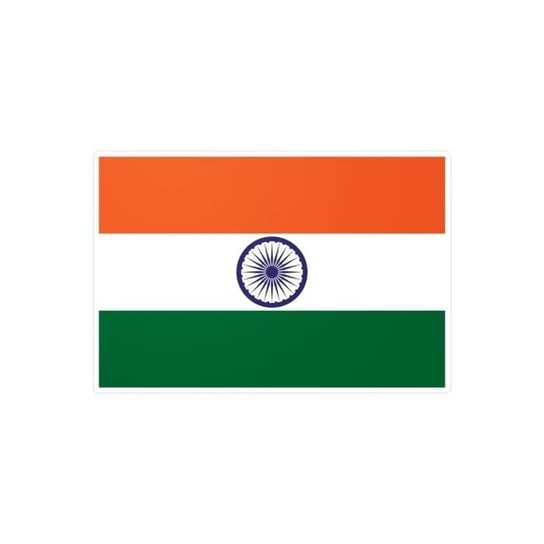 Naklejka Flaga Indii 3,0x4,5cm po 1000 sztuk Inny producent (majster PL)