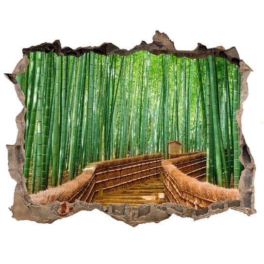 Naklejka fototapeta 3D na ścianę Bambusowy las, Tulup Tulup