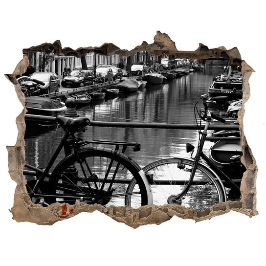 Naklejka fototapeta 3D widok Rowery Amsterdam, Tulup Tulup