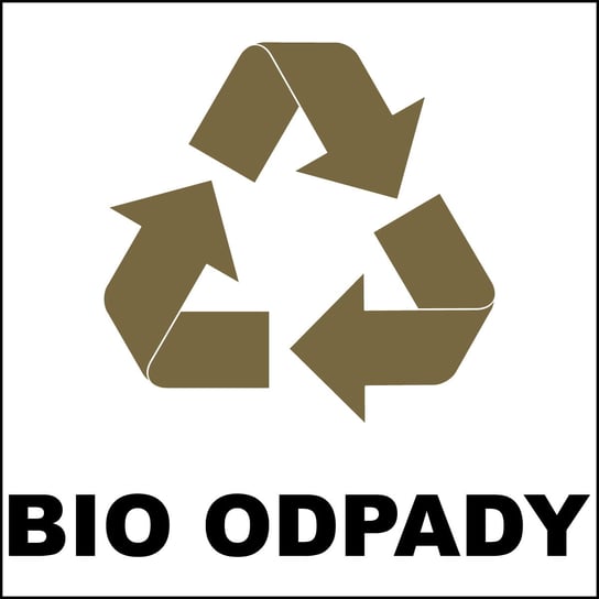 Naklejka Kosz Znak Segregacja Odpadów Bio Odpady Libres So-9 5902082235897 LIBRES