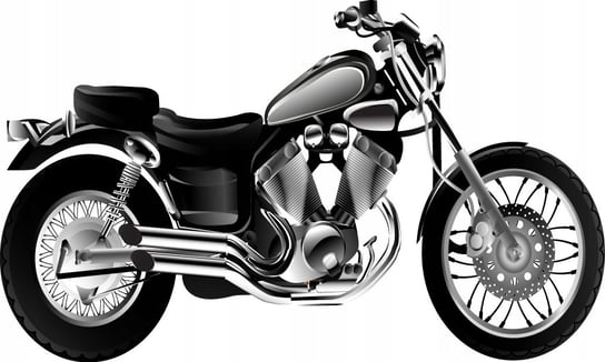 Naklejka Motor motocykl YAMAHA Pojazdy 52, 50x30 cm Naklejkolandia