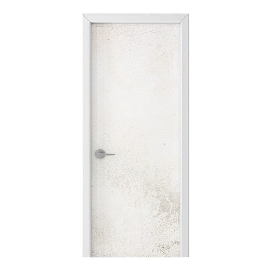 Naklejka na drzwi HOMEPRINT Biała ściana tekstura 75x205 cm HOMEPRINT