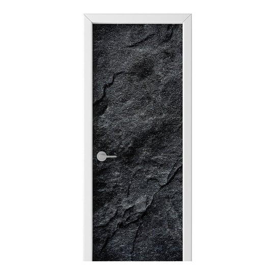 Naklejka na drzwi HOMEPRINT Czarny piasek 75x205 cm HOMEPRINT