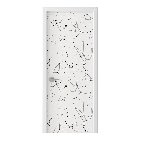 Naklejka na drzwi HOMEPRINT Konstelacja gwiezdna 85x205 cm HOMEPRINT