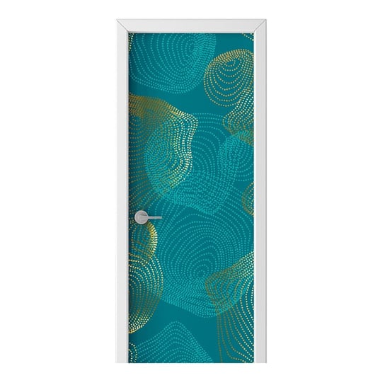 Naklejka na drzwi HOMEPRINT Kropki, luksusowy wzór 95x205 cm HOMEPRINT