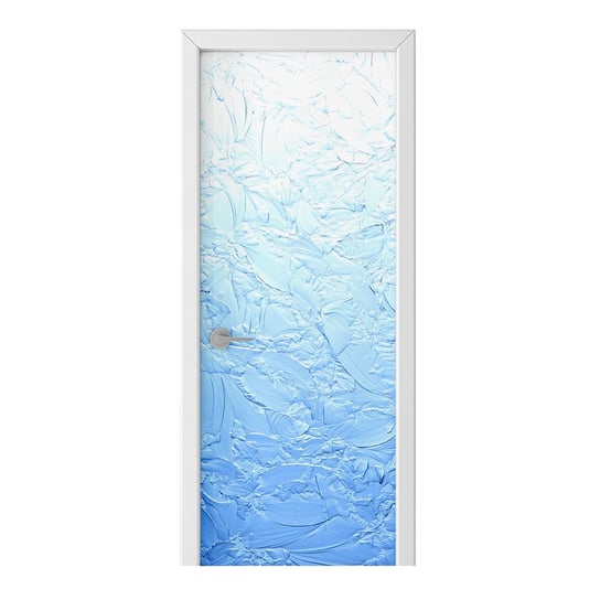 Naklejka na drzwi HOMEPRINT Mróz na szkle 75x205 cm HOMEPRINT