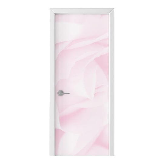 Naklejka na drzwi HOMEPRINT Różowe płatki róży 75x205 cm HOMEPRINT