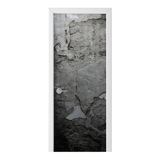 Naklejka na drzwi HOMEPRINT Stara ściana betonowa 75x205 cm HOMEPRINT