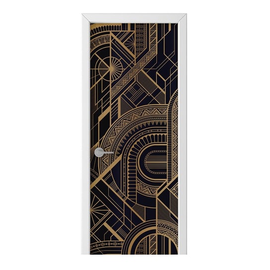 Naklejka na drzwi HOMEPRINT Wzór w stylu Art Deco 75x205 cm HOMEPRINT
