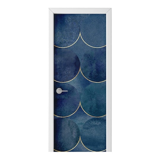 Naklejka na drzwi HOMEPRINT Wzór w stylu japońskim 95x205 cm HOMEPRINT