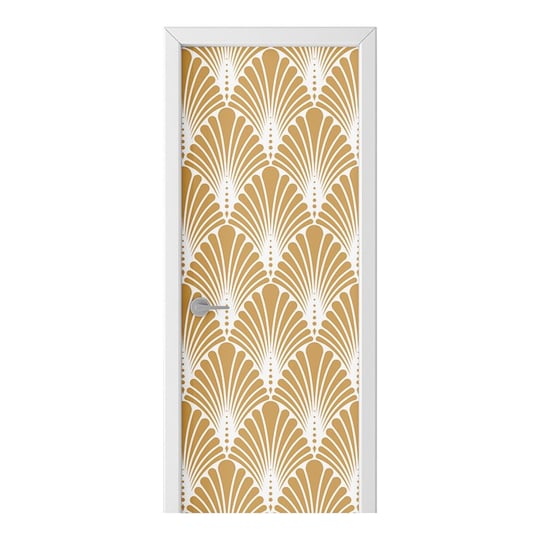 Naklejka na drzwi HOMEPRINT Złoty wzór Art Deco 75x205 cm HOMEPRINT