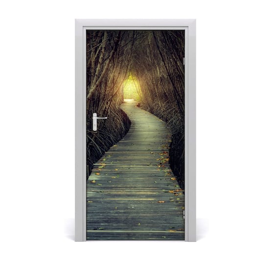 Naklejka na drzwi samoprzylepna Ścieżka w lesie, Tulup Tulup