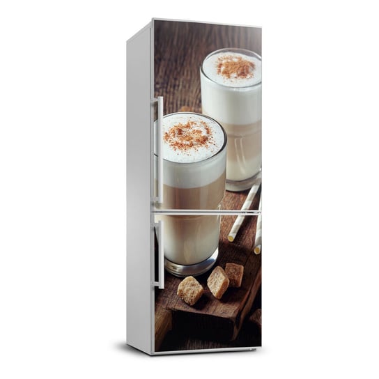 Naklejka na lodówkę Kawa latte 60x180 Inna marka