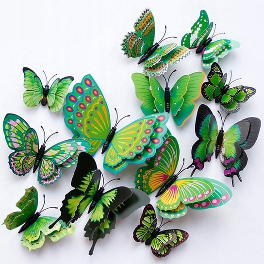 Naklejka na ścianę 3D Motyle Motylki Dekoracja Inna marka