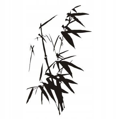 Naklejka na ścianę - Bambus 6, 80x48 cm Naklejkolandia