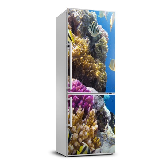 Naklejka okleina lodówkę Rafa koralowa XL, Tulup Tulup