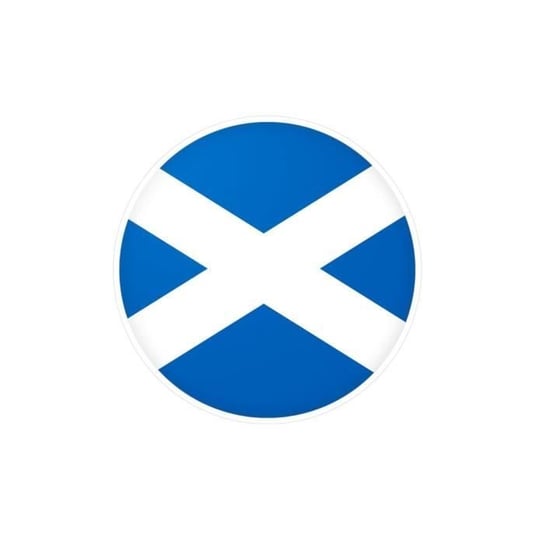 Naklejka okrągła Flaga Szkocji 10 cm po 1000 sztuk Inny producent (majster PL)