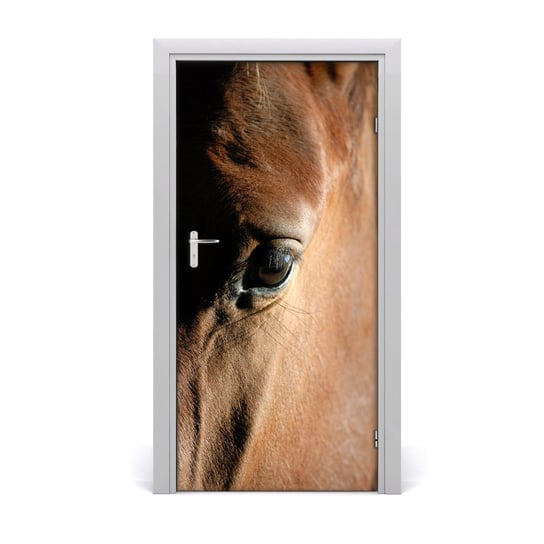 Naklejka samoprzylepna na drzwi ścianę Koń, Tulup Tulup