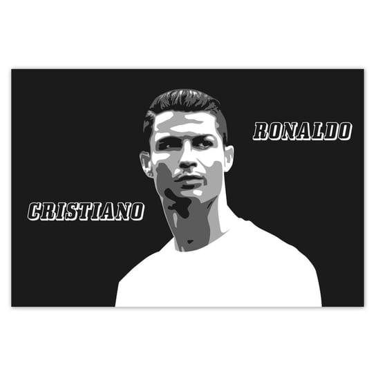 Naklejka ścienna 200x135 Cristiano Ronaldo Piłkarz ZeSmakiem