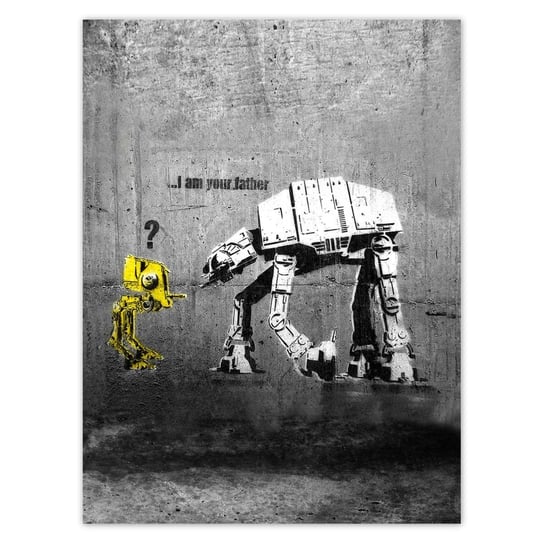 Naklejka ścienna 30x40 Im your father Banksy ZeSmakiem