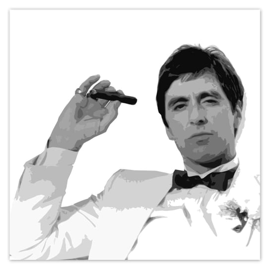 Naklejka ścienna 50x50 Scarface Al Pacino ZeSmakiem