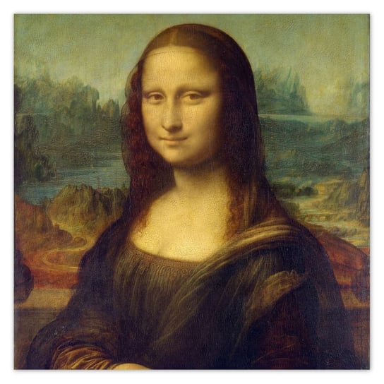 Naklejka ścienna 70x70 Mona Lisa ZeSmakiem