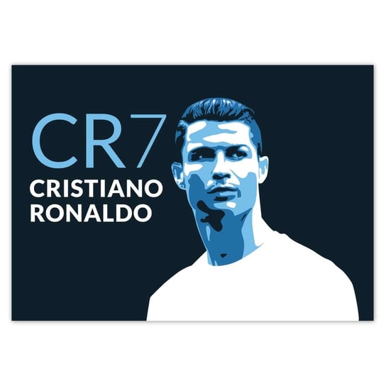 Naklejka ścienna A2 POZIOM Cristiano Ronaldo Piłkarz ZeSmakiem