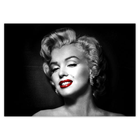 Naklejka ścienna A4 POZIOM Marilyn Monroe Pieprzyk ZeSmakiem