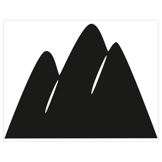 Naklejka tablicowa Mountains, 120x90 cm Yellow Tipi