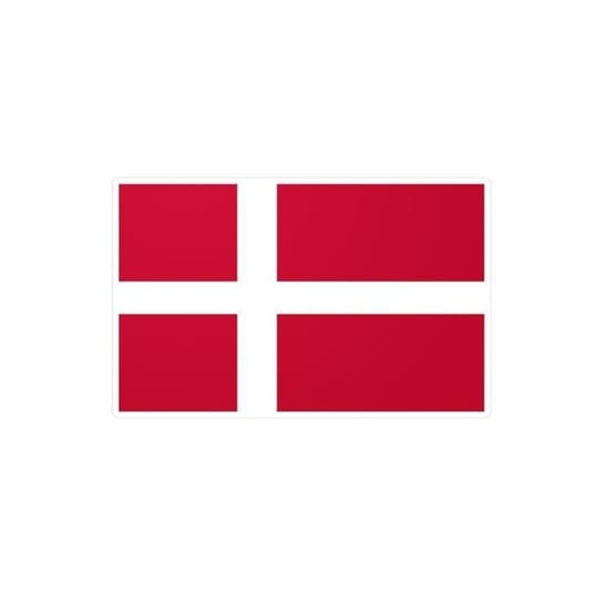 Naklejka z flagą Danii 1,0x1,8 cm w 1000 sztuk Inny producent (majster PL)