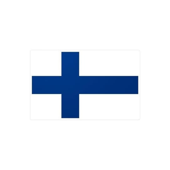 Naklejka z flagą Finlandii 2,0x3,5 cm po 1000 sztuk Inny producent (majster PL)