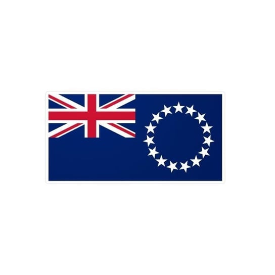 Naklejka z flagą Wysp Cooka 1,0x1,8cm w 1000 sztuk Inny producent (majster PL)