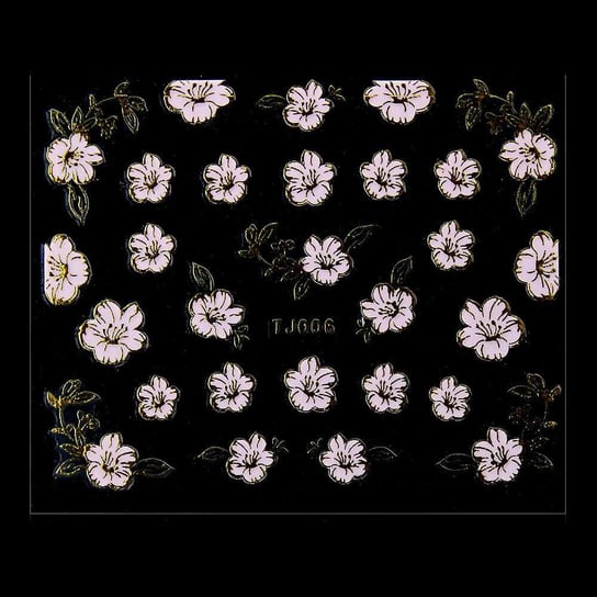 Naklejki 3D Kwiatki Tj006 Pudr Molly Lac