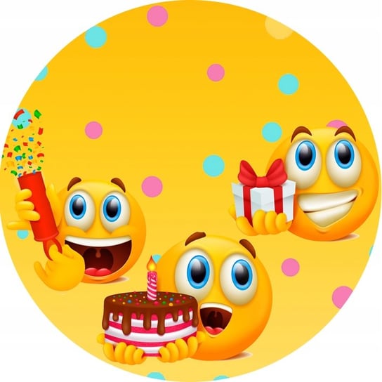 Naklejki 4 cm dla dzieci emoji emotki Inny producent