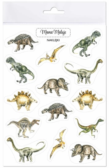 Naklejki, Dinozaury Mama Maluje