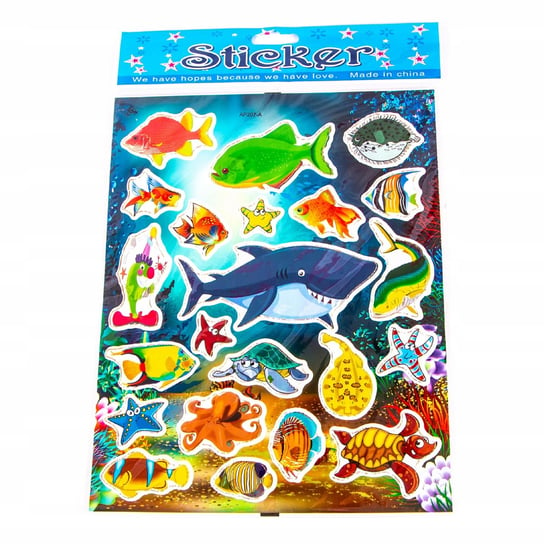 Naklejki Dla Dzieci Rybki Morskie Zwierzęta Midex