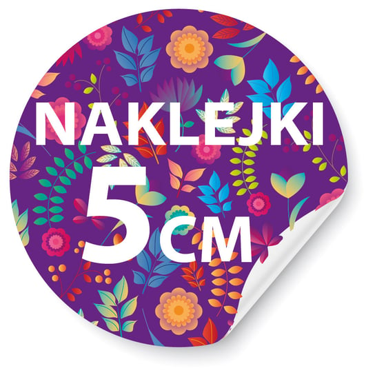 Naklejki, Etykiety Z Własnym Nadrukiem 5 Cm 100 Szt Gadżet Firmowy Marketingowy Zestaw Naklejek Sticky Studio