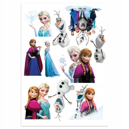 Naklejki Frozen Dekoracje Postacie A4 Z2 Propaganda