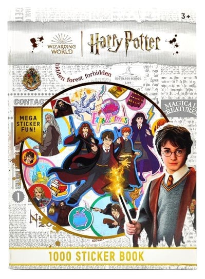 Naklejki Harry Potter +/- 1000 sztuk. 20 arkuszy Durabo